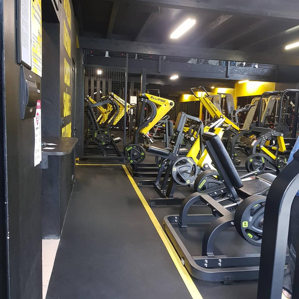 Área de musculação Fitness XXI
